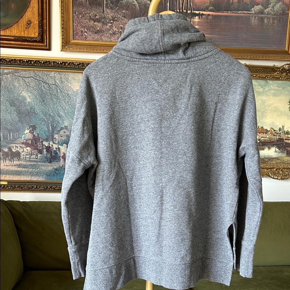 Calvin Klein Gray Cropped Front Sweater - Picture 4 of 4